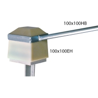 Einschlaghaube aus hochfestem Spezialkunststoff zum Schutz des Kopfes beim Einschlagen, 100 x 100 mm